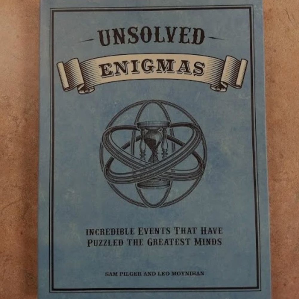 Unsolved Enigmas Hardcover Book - Blue Cover